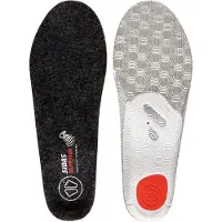 Sidas - Sulkter/innersulor till pjäxor - Winter 3D Merino för UnisexUll - Storlek 42-43 - Svart
