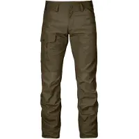 Fjällräven - Vandringskläder - Nils Trousers M Dark Olive för Unisex - Storlek XS/S - Grön