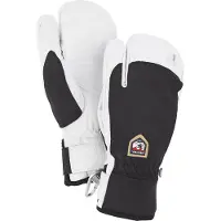 Hestra Army Leather Patrol 3-finger Skidhandskar, Svart