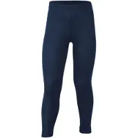 Engel Leggings - Ull/Silke - Marinblå - - 10 år (140) - Leggings - Ull