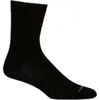Icebreaker Lifestyle Fine Gauge Crew - Merinostrumpor - Dam Black S / M (36 - 42)