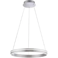 Paul Neuhaus Smart pendellampa Q-Vito, dimbar, Aluminium / grå / zink, Vardagsrum / matsal, Metall, Modern, Smarta hem pendellampa