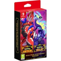 Videospel - Pokémon - Duo Pack Skarlat/Viollet - Steelbook-fodral - Samlarutgåva - Switch