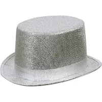Boland 8712026041777, Maskeradhatt, Vuxen, Alla, Polyester, Polyetentereftalat (PET), Silver, 270 mm