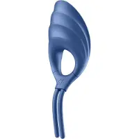 Satisfyer Swordsman Vibrating Cock Ring Blue