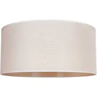 Duolla Lampskärm Roller, beige, Ø 50 cm, höjd 24 cm Roller , Textil / tyger / siden