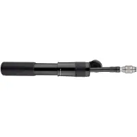 Lezyne /BIRZMAN handpump Velocity MTB Black (Presta/Schrader) 90psi/6.2bar, 183mm, CNC, svart