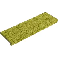 vidaXL Trappstegsmattor 15 st 65x25 cm grön