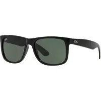 Ray-Ban Solglasögon Justin 4165 601/71 Glänsande Svart Grön