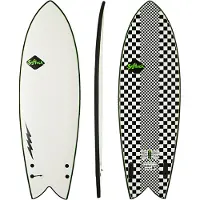 Softech Kyuss Fish 5'8 Softtop Surfbräda checkered Storlek Uni