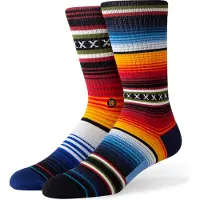 Stance - Strumpor - Curren St Crew Red för Unisex - Storlek L - Röd