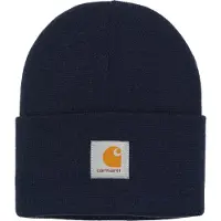 Carhartt WIP - Mössor - Acrylic Watch Hat Dark Navy för Unisex - Marinblå