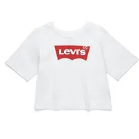 Levi's T-shirts med korta ärmar LIGHT BRIGHT HIGH RISE TOP flickor - Vit - 16 år