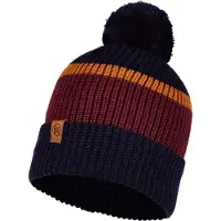 Buff Knitted Hat Blå Man