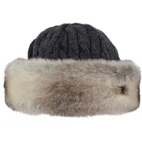 Barts - Skidmössor kvinnor - Fur Cable Bandhat Heather Brown för UnisexUll - Svart