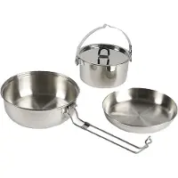 Tatonka Camp Set Large, kokset, silver