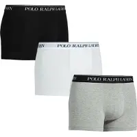Ralph Lauren Boxershorts gråmelerad / svart / vit / off-white