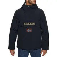 Napapijri Funktionsjacka 'Rainforest' marinblå / ljusbrun / eldröd / vit