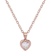 Ted Baker Halsband 'HANNELA: CRYSTAL HEART PENDANT' guld / rosé