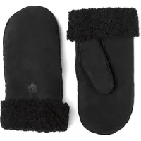 Hestra Sheepskin Mittens Women Black