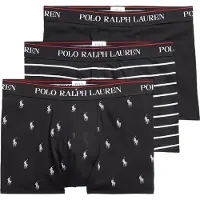 Ralph Lauren Boxershorts 'Classic' rubinröd / svart / vit