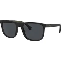 Giorgio Armani Solglasögon EA4129 504287 Matt Svart Grå Gradient