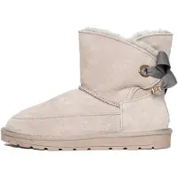 Gooce Snöboots 'Carly' grå / off-white
