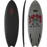 Ocean & Earth Bat Outta Hell Soft Quad 5'6 Surfboard black Storlek Uni