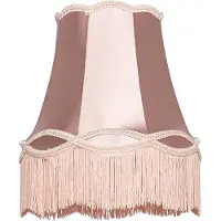 QAZQA Tyglampskärm rosa 30 cm - Granny