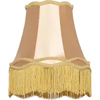 QAZQA Tyglampskärm guld 30 cm - Granny