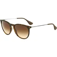 Ray-Ban Runda gummerade havannabruna solglasögon med gradient för kvinnor