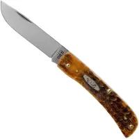 Case Knives Case Sod Buster Jr Amber Jigged Bone, 30092, 6137 CV pocket knife