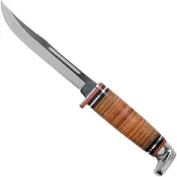 Case Knives Leather 5 Utility Hunter 316-5 SS 00381 hunting knife