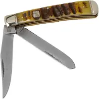 Rough Ryder Rams Horn Bone Trapper RR1509 pocket knife