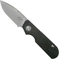 Liong Mah Designs Liong Mah Traveller Spearpoint Carbon fibre pocket knife