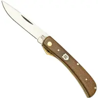 Rough Ryder Brown Burlap Small Work Knife RR2333, pocket knife
