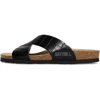 Bayton Pantolette 'Gomera' brun / mörkgrå / svart