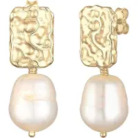 Elli PREMIUM Örhängen guld / pärlvit