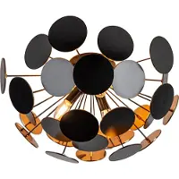 LINDBY Taklampor , Kinan, dimbara, Svart, Vardagsrum, Plast, Modern