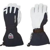 Hestra Army Leather Heli Ski 5-finger Marine