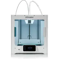 Ultimaker S3 3D-skrivare uppvärmd byggplatta, Dual-Dys-system (dual extruder)