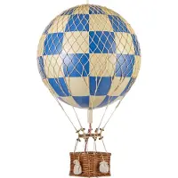 Authentic Models Royal Aero Luftballong rutig blå