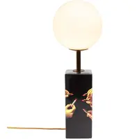 Seletti Bordslampa , Toiletpaper, dimbara, Svart, Vardagsrum, Keramik, Design