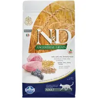 Farmina N&amp;D Low Ancestral Grain Lamm &amp; Blåbär Adult Cat 1,5 kg