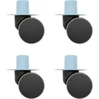 Modu 4x Swirly Wheels - 4-pack - Dusty Green - - One Size - Tumlingdjur