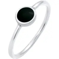 Elli Ring svart / silver