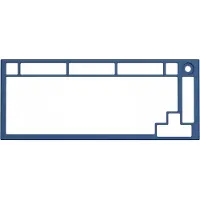 Glorious GMMK PRO Top Frame - marinblå