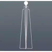 Grupa Products Design golvlampa Model M1, Vitt / opal, Vardagsrum / matsal, Metall, Modern, Golvlampa