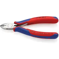 Knipex 77 02 120 H Elektronik och finmekanik Sidoskärare med facett 120 mm