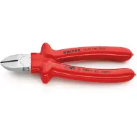 Knipex 70 07 180 VDE Sidoskärare med facett 180 mm